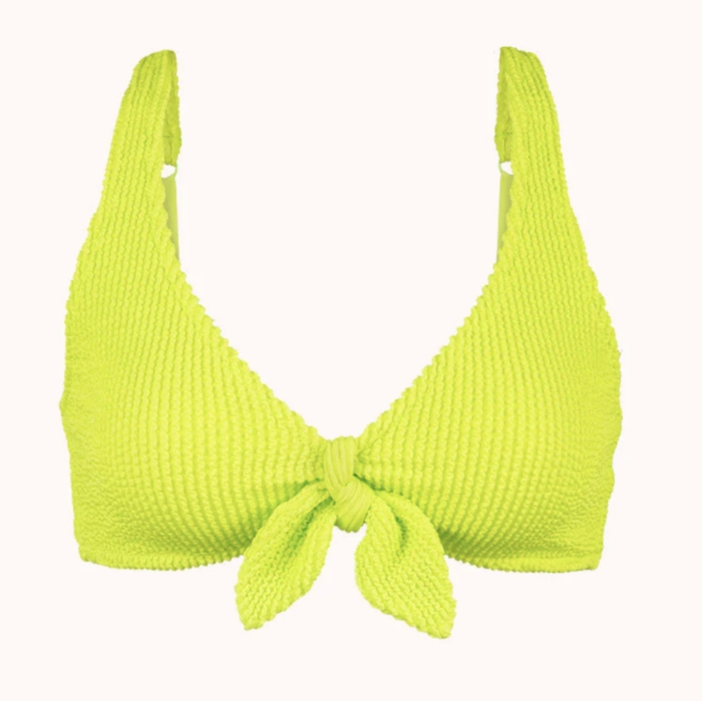 Lively Ruched Plunge Swim Bralette
